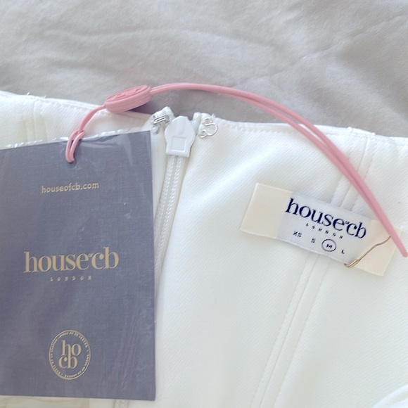 House of CB IVORY CORSET SLIP DRESS - Picture 10 of 10